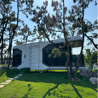Maison préfabriquée de haute qualité sans installation Maison capsule intérieure de luxe cabine apple avec cuisine salle de bain