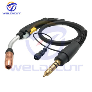 BND Q30 Mig pistola per saldatura 300A Co2 tipo raffreddato ad aria torcia con connettore Mille - Product Image 2