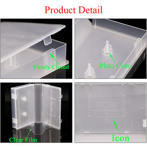 Boîte de rangement pour cassettes vidéo WEISHENG en gros, étui pour cassettes VHS avec moyeux et <span class=keywords><strong>film</strong></span>, étui personnalisé en plastique pour cassettes musicales - Product Image 6