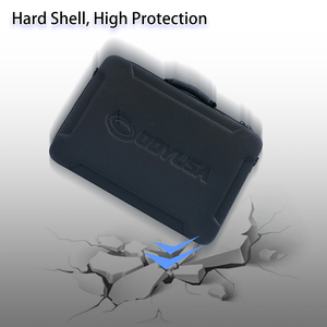 사용자 정의 로고 심플한 디자인 지퍼 클로저 블랙 48x33cm 방수 내구성 휴대용 에바 하드 쉘 케이스 - Product Image 6