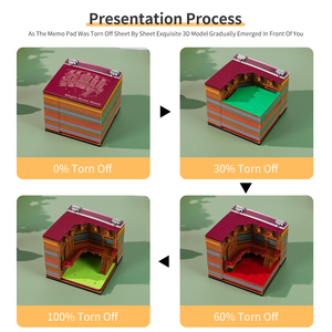 Bloc de Notas Adhesivas 3D Creativas de <span class=keywords><strong>Minecraft</strong></span>, Precio Económico, Bajo MOQ, Artículo Promocional para Regalos Corporativos y Material Escolar - Product Image 3