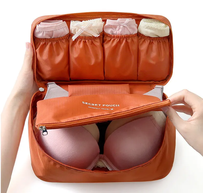 Travel Organizer Underwear Bra Organizing Bag Makeup Toiletry Bag Multifunctional Traveling Storage Bag