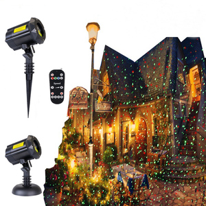 ไฟคริสต์มาสกลางแจ้งแบบฮาเร็ม, โคมไฟเลเซอร์หิ่งห้อย RGB ดวงดาวโปรเจคเตอร์ตกแต่งสวนโคมไฟสนามหญ้า - Product Image 2