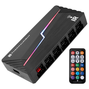 Thermalright TL-ARGB&FAN <span class=keywords><strong>HUB</strong></span> X12 <span class=keywords><strong>Hub</strong></span> de ventilateurs IR prend en charge <span class=keywords><strong>PWM</strong></span> - Product Image 1