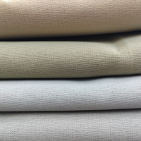 Tissu de lin Jacquard 100% Polyester de haute qualité pour rideaux d'hôtel occultants et triple tissage ignifuge