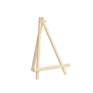 Desktop Small Easels Picture Photo Display Stand Art Easel For Kisds Artist Painting Triangle Stand Wooden