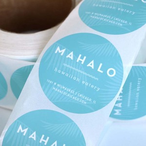 Etiquette Custom Personalise Logo Product Rouleau Personnalisée Sceau Small Business Merci Label Sticker Autocollants Etiquette - Product Image 3