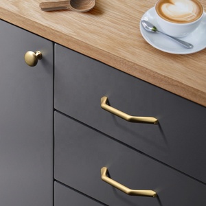 YONFIA 3705RTS Sản Xuất Giá Rẻ Sang Trọng Fancy Đồ Nội Thất Ngăn Kéo Xử Lý Kéo Vàng Nội Knobs Duy Nhất Vít Đồ Nội Thất Xử Lý - Product Image 5