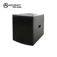 Subwoofer Activo Amplificado de Madera Accuracy Pro Audio WHN18APS1 de 18 Pulgadas