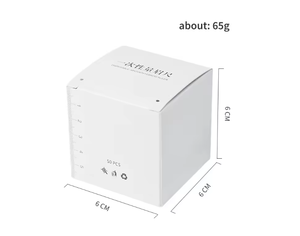Règle à sourcils jetable en <span class=keywords><strong>plastique</strong></span> MASSA Professional, 50 pièces/rouleau, mesure pour microblading, maquillage permanent, gabarit de sourcils, modèle MS128 - Product Image 3