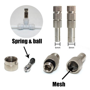 6mm Fabrik preis Slip Lock Düse Zerstäubung Messing Düse Misting System Sprayer - Product Image 3