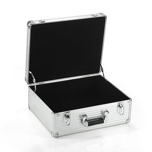 Fabricant chinois Boîte de transport d'outils en aluminium argenté personnalisée Mallette de rangement en aluminium dur avec mousse personnalisée - Product Image 2