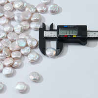 Perles de culture d'eau douce naturelles baroques irisées à haute brillance, 17-20 mm, en vrac, vente en gros d'usine