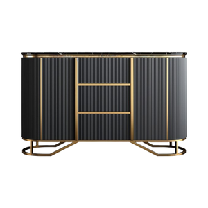 Mobile e Credenza <span class=keywords><strong>da</strong></span> <span class=keywords><strong>Soggiorno</strong></span> Moderni di Lusso con Design a Pannelli, in Legno Ecologico per Uso Alberghiero, Fabbricato in Cina - Product Image 5