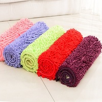 Luxuriöser Getufteter Moderner Chenille-Badteppich Weiche Saugfähige Rutschfeste Badezimmermatte Anpassbare Farbe und Größe für Hotel & Zuhause
