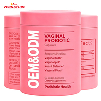 ODM OEM Capsules de poudre probiotique pour femmes 5 milliards de UFC Lactobacillus XOS Prébiotiques pour le soutien quotidien de la flore vaginale