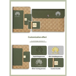 Cuaderno de Negocios Creativo, Agenda de Trabajo Elegante, Planificador de Oficina Exquisito, Regalo Personalizable, Tapa Dura de PU, 200 Páginas - Product Image 4
