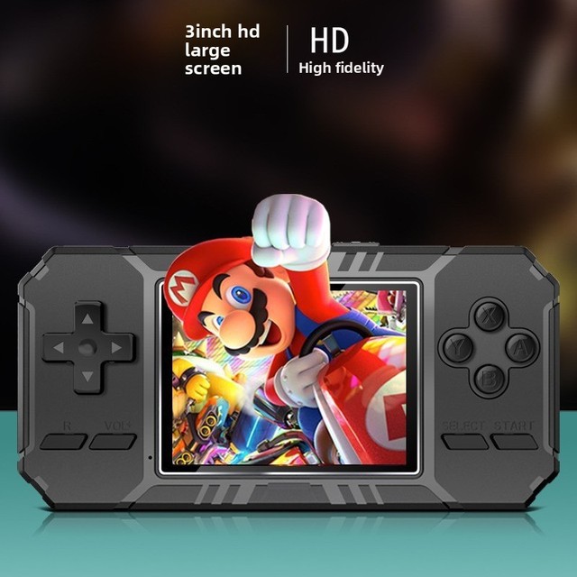 Cross-border New S8 Handheld Game Console 520 Games Double-Player Contra Rechargeable 8-digit OS Non-Touch Screen Shenzhen China
