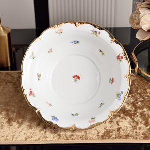 <b>Gold</b> <b>Rim</b> Porcelain bowl Vintage Gift Box <b>Sets</b> For home use and as gifts - Product Image 2