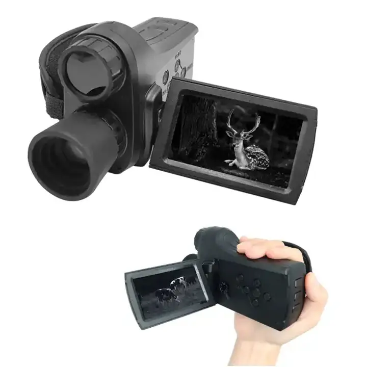 LUXUN NV2186 4K palmare visione notturna DV fotocamera Max 700 metri e 512GB memoria a lungo raggio di portata a infrarossi digitale visione notturna