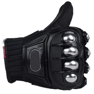 Steel Outdoor Reinforced Brass <strong>Knuckle</strong> Working Safety <strong>Gloves</strong> for Motorcycle Motorbike - Product Image 1