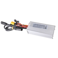 Contrôleur de vélo électrique 500W 48V 21A avec câble moteur noir pour remplacement de la carte mère du vélo gras Ouxi V8