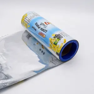 Laminated Food Grade Potato Fried Snack Packaging Plastic Film Roll Chip Bags Cute Cookie Bag