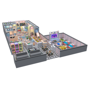 Aoleao Famous Parent-Child Comprehensive Amusement Park Facilities Mall <b>Indoor</b> Ball Pit <b>Slide</b> Interactive Game Area Play Set - Product Image 4