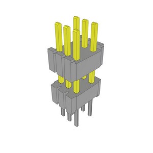 שירות סוכן הצעות מחיר DWM-03-53-<span class=keywords><strong>L</strong></span>-D-285 מחבר DWM 6P Header <span class=keywords><strong>Spacer</strong></span> Flex Stack מצופה זהב 1.27mm DWM0353LD285 דרך חור - Product Image 1