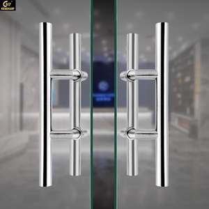 SS201 304 316 cửa xử lý với 600 800 1000 1200mm Kensharp đóng khung phía trước lối vào GỖ Kính nhôm chính lớn kéo cửa xử lý - Product Image 4