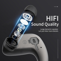 IPX8 Headset nirkabel tahan air, Headphone pemutar Mp3 memori Flash 32GB bawaan untuk berenang ski berlari bersepeda memanjat