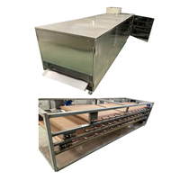 Industriële Automatische Gaasband Doorlopende Droger Oven Fruit Voedsel Dehydrator Droogkamer Machine Voor Groenten Vis