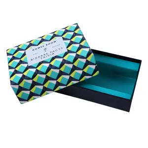 Caja de regalo verde salvia Esmeralda con logotipo Cajas Proveedor de embalaje de cartón