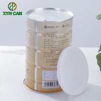 Boîtes en métal de qualité alimentaire 250g 500g 1000g Boîtes en étain vides pour boissons solides Poudre nutritionnelle Bonbons Lait Sucre Huile Collations Stockage