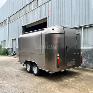 Chariot de restauration mobile pour hot-dogs et frites, conforme aux normes australiennes, petit camion de café, remorque alimentaire commerciale pour extérieur - Product Image 2