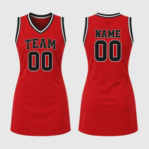 Maillot de basket personnalisé avec nom et numéro, robe d'équipe pour femmes - Product Image 4