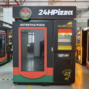 2025 mới hoàn toàn tự động màn hình cảm ứng thông minh máy bán hàng tự động Pizza tự phục vụ thức ăn nhanh ngoài trời thức ăn đường phố chấp nhận thẻ tín dụng - Product Image 2