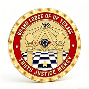 Moneda Conmemorativa Masónica Personalizada de Aleación de Zinc para Colección de la Francmasonería, Regalo de Aniversario y Halloween - Product Image 2