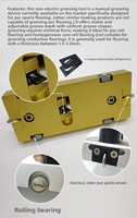 Outils d'installation de revêtements de sol en PVC, machine à rainurer manuelle en alliage d'aluminium avec roue de guidage, modèle AZ-13 Guangzhou