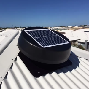 Ventilateur d'extraction d'air industriel solaire pour grenier <span class=keywords><strong>de</strong></span> maison conteneur, alimenté par <span class=keywords><strong>panneaux</strong></span> solaires, ventilation extérieure, ventilateur d'extraction d'air solaire DC - Product Image 5