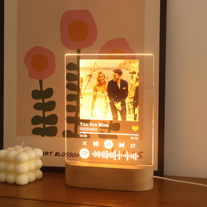 Lámpara de Escritorio UV <span class=keywords><strong>con</strong></span> Marco de Fotos LED Personalizado, Luces Musicales <span class=keywords><strong>con</strong></span> <span class=keywords><strong>Canción</strong></span> <span class=keywords><strong>Personalizada</strong></span>, Lámpara <span class=keywords><strong>con</strong></span> <span class=keywords><strong>Nombre</strong></span> Personalizado para Niños - Product Image 6