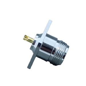 Connecteur Coaxial RF à bride <span class=keywords><strong>Jack</strong></span> <span class=keywords><strong>femelle</strong></span> 25.4mm hq 4 trous, support avec récepteur/terminateur - Product Image 4