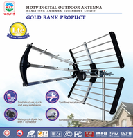 OEM/ODM 95KM Outdoor UHF 470-790/694MHz Yagi Digital HDTV Antenne 12-18dB Verstärkung Kunststoff Aluminium 4K Freeview 4G/5G Filter Antenne