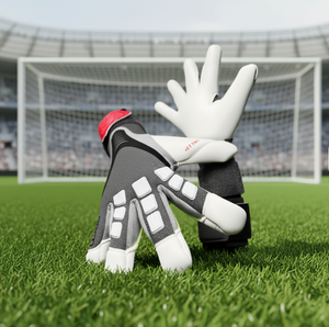 Fabrik preis Atmungsaktive Torwart handschuhe Deutsche Latex-Fußball torhüter handschuhe - Product Image 2