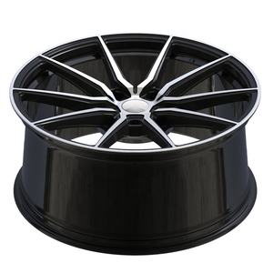 מלצר גלוס שחור מרובעים פנים מותאם אישית 22 אינץ 'גודל גדול <span class=keywords><strong>5x150</strong></span> monoblock גלגל rims מתאים לקסלוס lx570 - Product Image 2