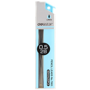 Deli Mechanical Pencil Leads 0.7mm 2B Student Drawing <b>Refill</b> 20 Pieces - Product Image 4