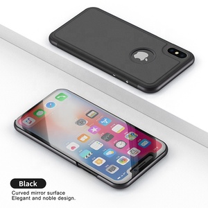 2019 più nuovo Caso Astuto per il <span class=keywords><strong>iPhone</strong></span> X/<span class=keywords><strong>XS</strong></span>/<span class=keywords><strong>XS</strong></span> MAX Copertura Galvanotecnica Specchio Clear View Caso Della - Product Image 2