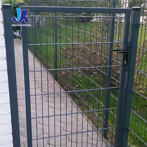 Cerca de malla de alambre doble galvanizada económica y práctica: valla de separación para granjas ganaderas - Product Image 1