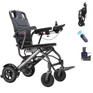 Silla de Ruedas eléctrica motorizada ligera y deportiva de 16kg, silla de ruedas eléctrica de fibra de carbono para viajes - Product Image 1