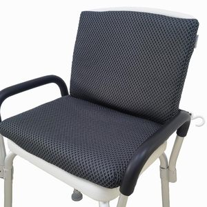 Compassionate Care Shower Chair Cushion <b>With</b> Backrest 40x30x5cm Black Non Slip Quick Dry Washable Seat And <b>Back</b> Support - Product Image 1